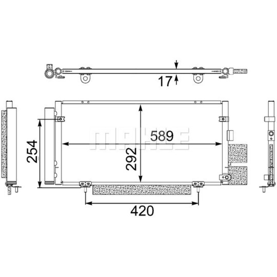 AC 477 000S - Condenser, air conditioning 