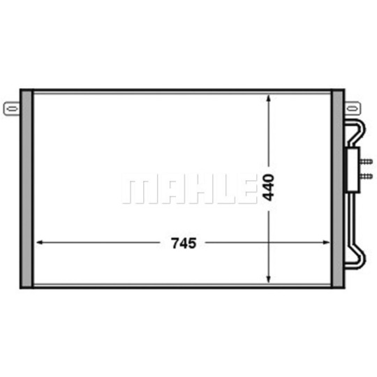 AC 513 000S - Condenser, air conditioning 