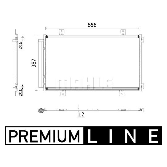 AC 70 000P - Condenser, air conditioning 