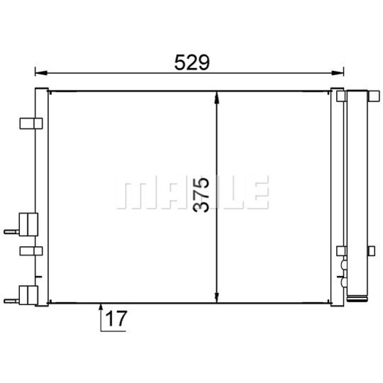 AC 706 000S - Condenser, air conditioning 