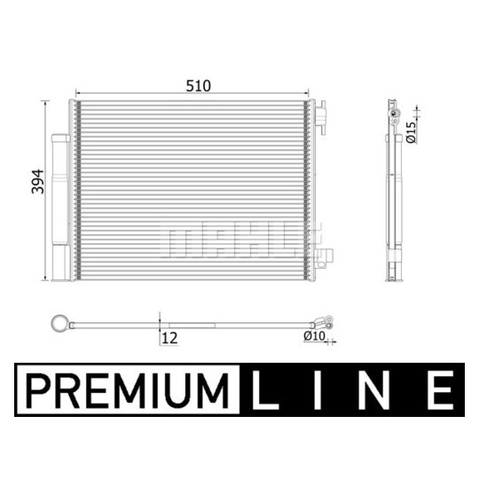 AC 73 000P - Lauhdutin, ilmastointilaite 