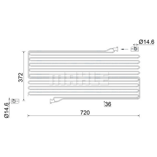 AC 951 000S - Condenser, air conditioning 