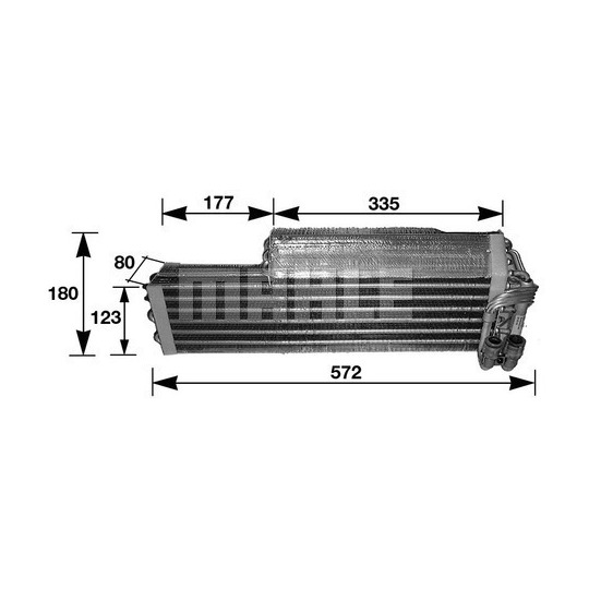 AE 37 000S - Evaporator, air conditioning 