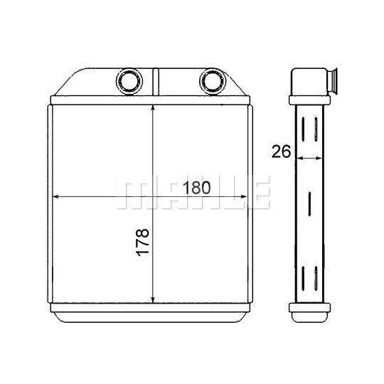 AH 237 000S - Heat Exchanger, interior heating 