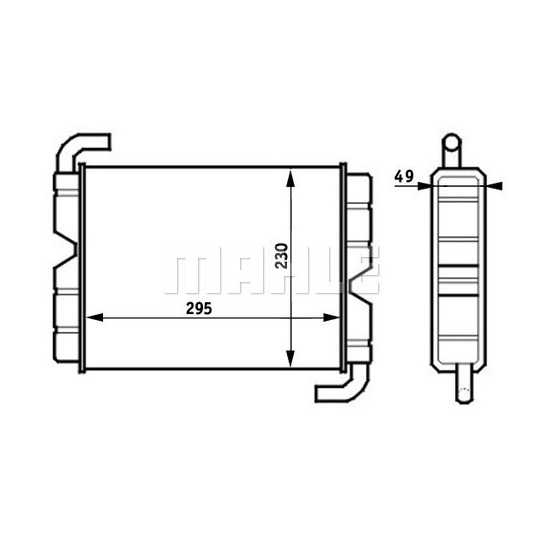 AH 45 000S - Heat Exchanger, interior heating 