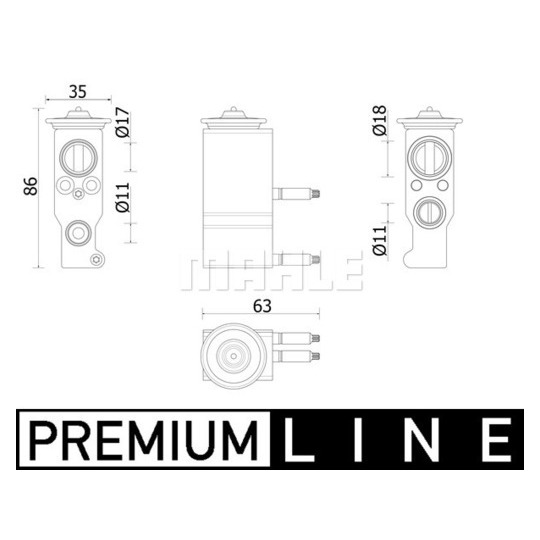 AVE 143 000P - Expansion Valve, air conditioning 