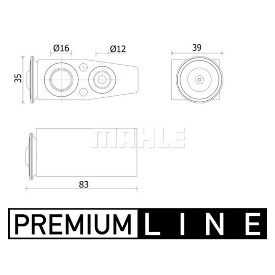 AVE 142 000P - Expansion Valve, air conditioning 