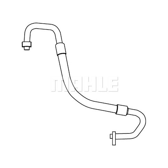 AP 88 000P - High-/Low Pressure Line, air conditioning 