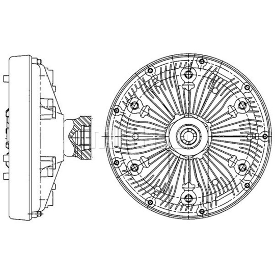 CFC 205 000P - Sidur, radiaatoriventilaator 