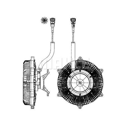 CFC 215 000P - Clutch, radiator fan 