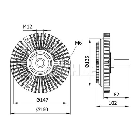 CFC 29 000S - Clutch, radiator fan 