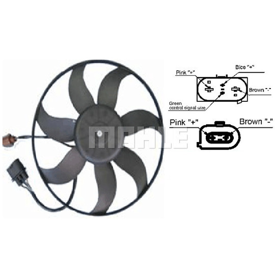 CFF 187 001S - Fan, radiator 