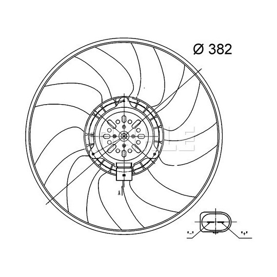 CFF 32 000S - Fan, radiator 