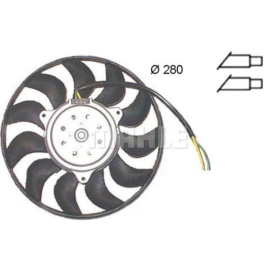 CFF 372 000S - Fan, radiator 