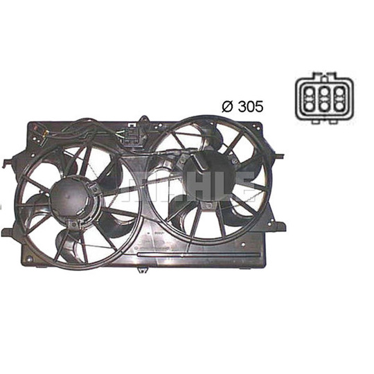 CFF 375 000S - Fan, radiator 
