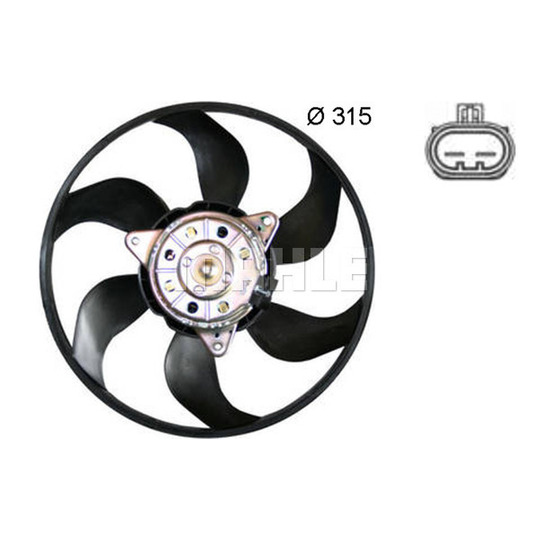 CFF 382 000S - Fan, radiator 