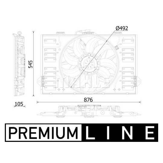 CFF 553 000P - Ventilaator,mootorijahutus 