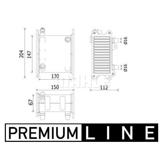 CI 223 000P - Välijäähdytin 