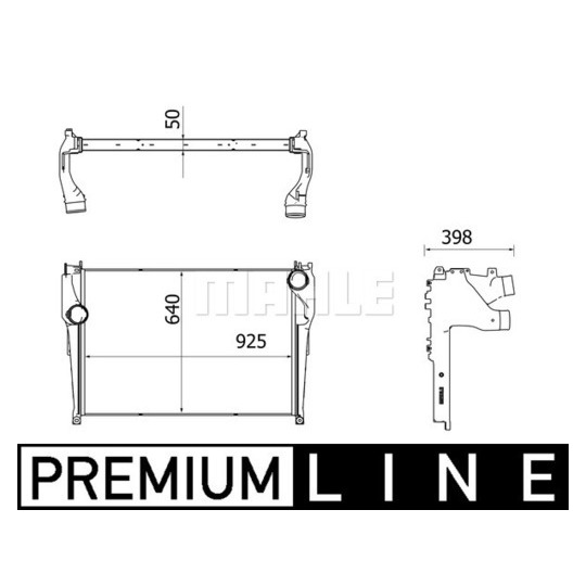 CI 227 000P - Intercooler, charger 