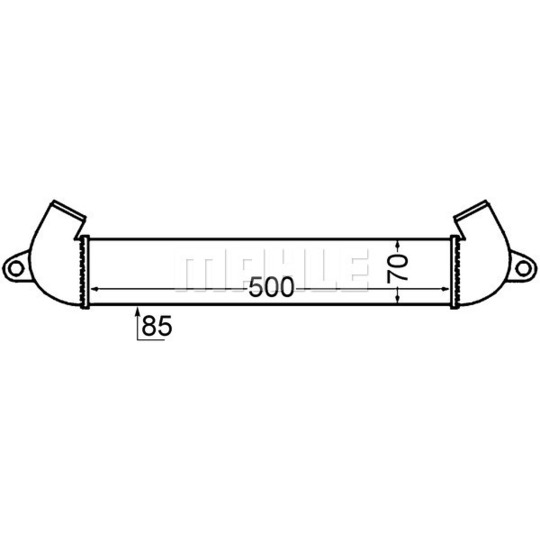 CI 342 000S - Kompressoriõhu radiaator 