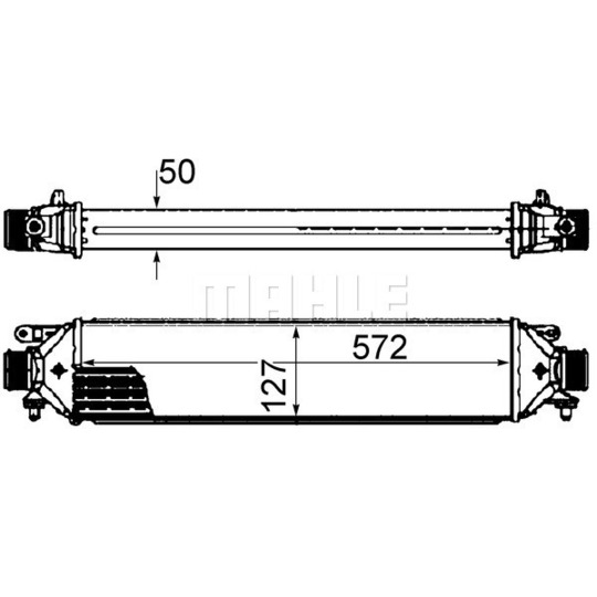 CI 427 000S - Kompressoriõhu radiaator 