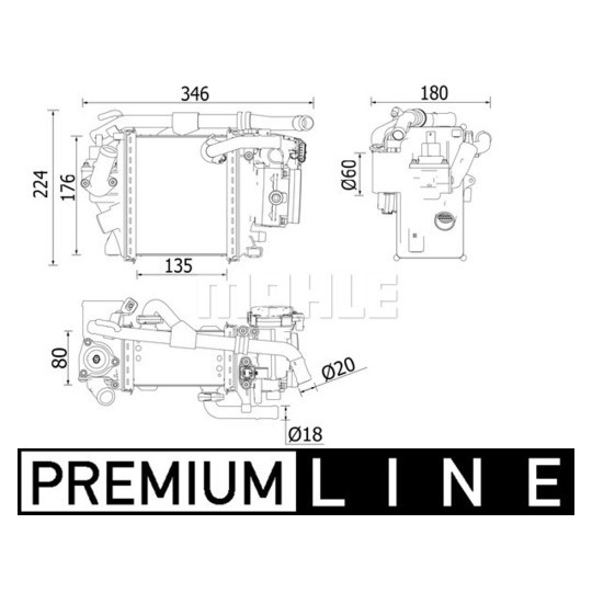 CI 540 000P - Laddluftkylare 