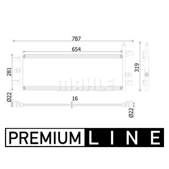 CIR 35 000P - Low Temperature Cooler, intercooler 