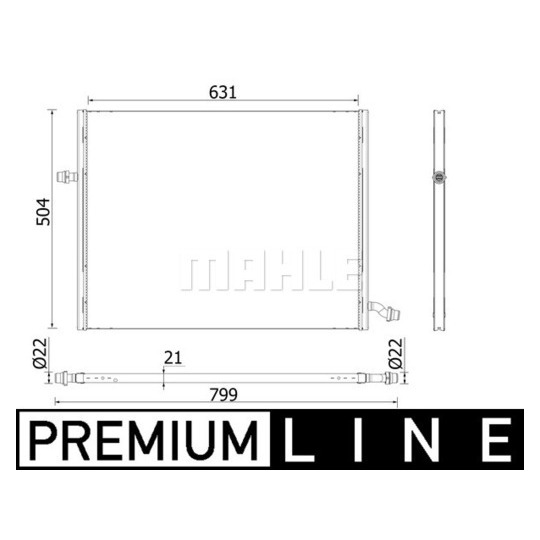 CIR 37 000P - Low Temperature Cooler, intercooler 