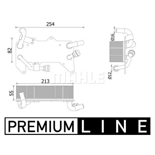 CLC 139 000P - Oil Cooler, automatic transmission 