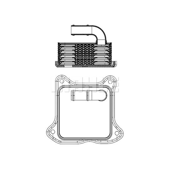 CLC 2 000S - Oil Cooler, engine oil 