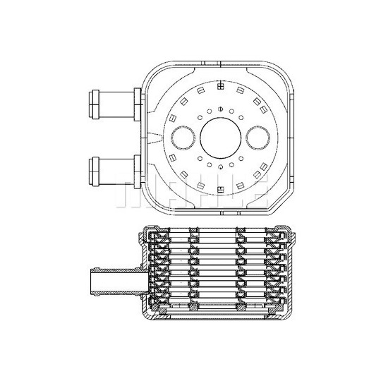 CLC 3 000S - Oil Cooler, engine oil 