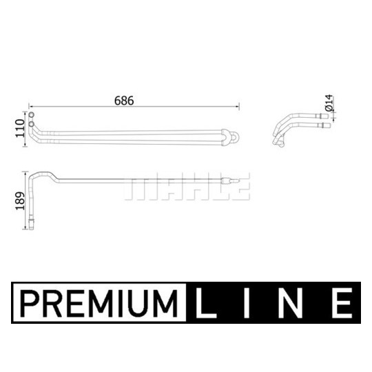 CLC 95 000P - Oil Cooler, steering system 