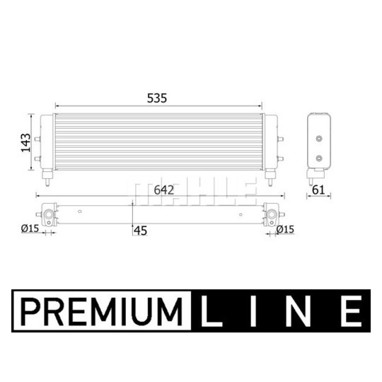 CLC 94 000P - Oil Cooler, engine oil 