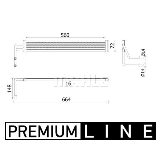 CLC 97 000P - Oil Cooler, steering system 