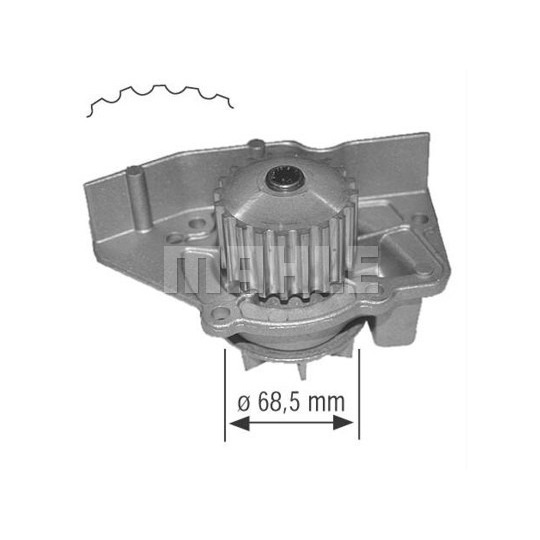 CP 68 000S - Vattenpump, motorkylning 