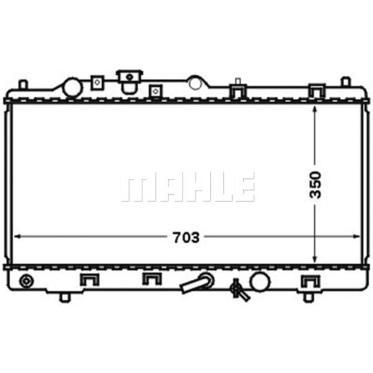 CR 1474 000S - Radiator, engine cooling 