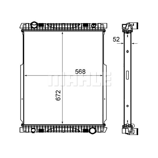 CR 2089 000P - Radiaator,mootorijahutus 