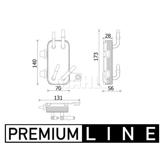 CR 2200 000P - Radiator, engine cooling 