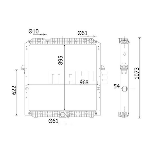 CR 2217 000S - Radiator, engine cooling 