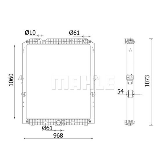 CR 2219 000S - Radiator, engine cooling 