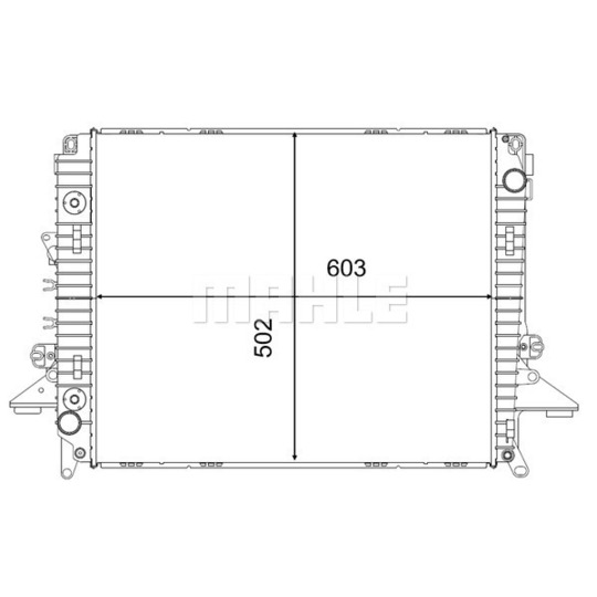 CR 2577 000S - Radiator, engine cooling 