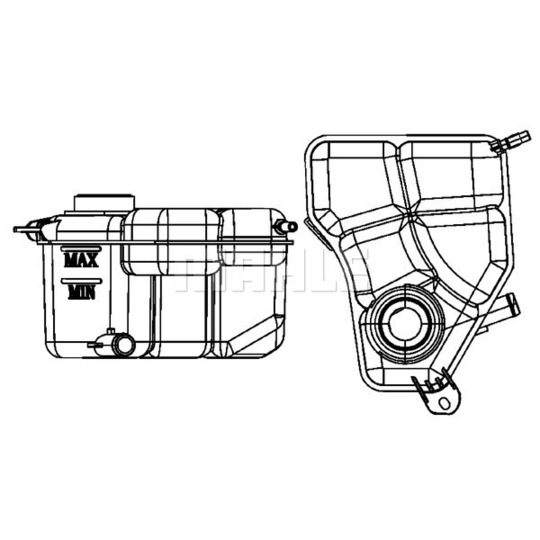 CRT 133 000S - Expansion Tank, coolant 