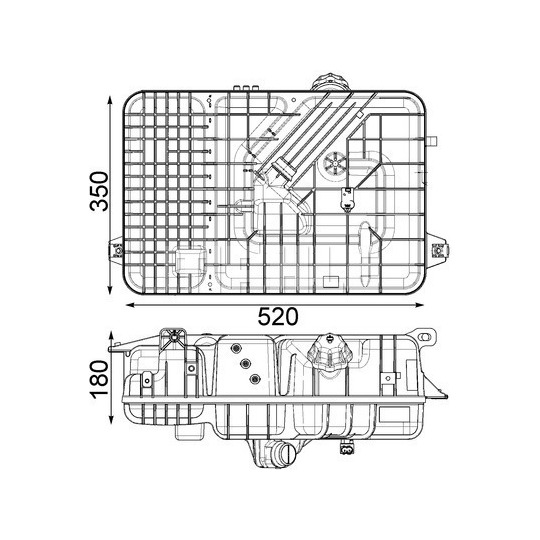 CRT 236 000P - Expansion Tank, coolant 