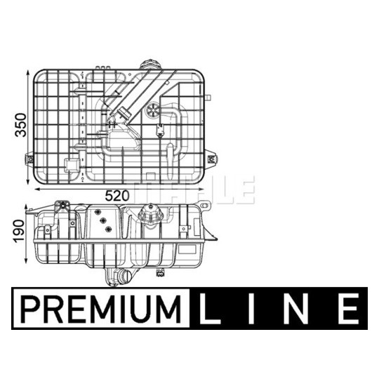 CRT 235 000P - Expansion Tank, coolant 