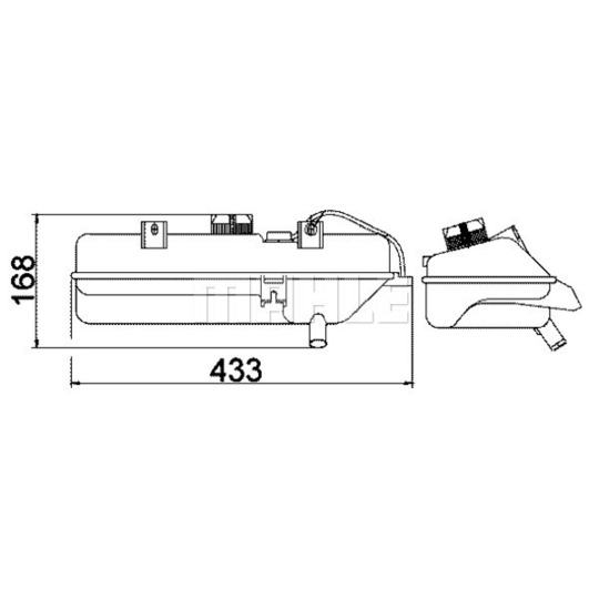 CRT 16 000S - Expansion Tank, coolant 