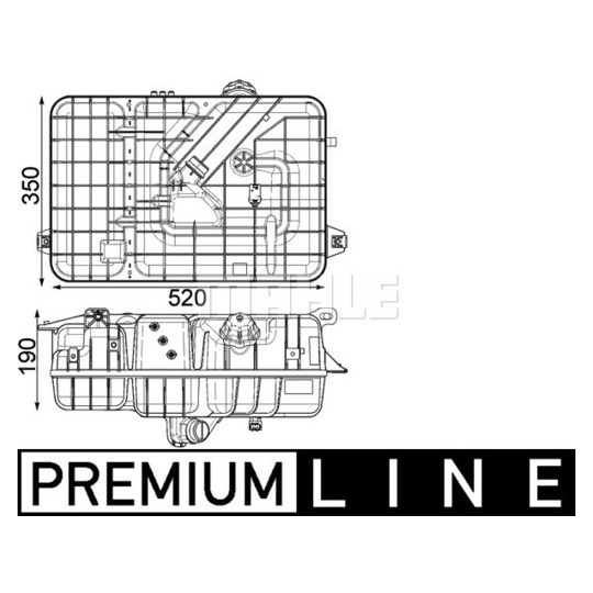 CRT 234 000P - Expansion Tank, coolant 