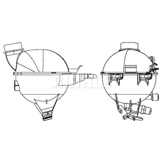 CRT 17 000S - Expansion Tank, coolant 