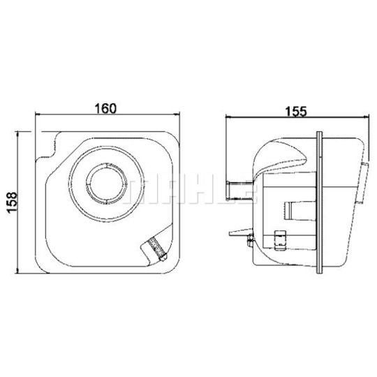 CRT 28 000S - Expansion Tank, coolant 