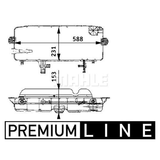 CRT 45 000P - Expansion Tank, coolant 