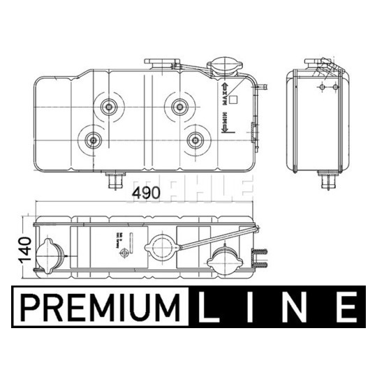 CRT 36 000P - Expansion Tank, coolant 